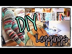 DIY Sewing Tutorial How to Make Leggings EASY