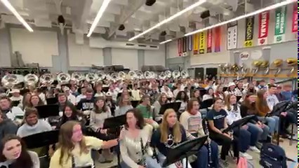 Today, we are #HonoringTheLegacy of our great university by singing our favorite song to honor the #SymbolOfOurBest, Hail to the Lion! 💙 #BlueBandHomecoming #WeAre | Penn State Blue Band Official