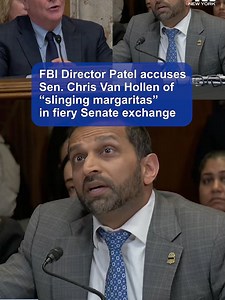 FBI Director Kash Patel angrily lashed out at a Democratic lawmaker at a budget hearing Tuesday, calling allegations that he drinks excessively on the job and has been unreachable at times to his staff “unequivocally, categorically false.” “I will not be tarnished by baseless allegations,” Patel told Sen. Chris Van Hollen when the Maryland Democrat confronted him about a recent article in The Atlantic magazine that painted an unflattering portrait of his leadership of the nation’s premier federa