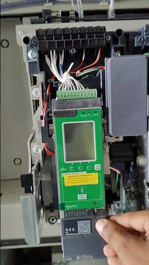 Schneider ACB Micrologic Trip Unit installed For Protection #relayandreality