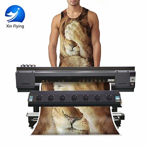 [Hot Item] High Quality 1.8m Large Format Sublimation Printer Plotter with 3PCS I3200 Print Heads Digital Printer