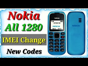 Nokia 1280 imei change code new 2021, How to change nokia 1280 imei