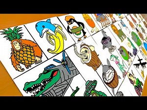 Drawing TOP 60 ITALIAN BRAIN ANIMALS!
