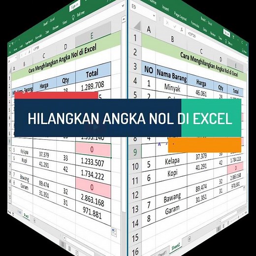 How to Eliminate Zero 0 in Excel