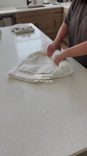 4 Easy Towel Rolling Techniques