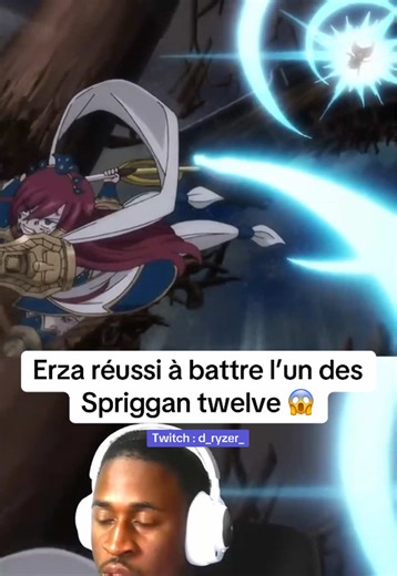 Erza réussi à battre l’un des Spriggan twelve 😱#fairytail #animeedit #pourtoi #fr #react