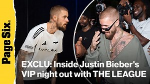 EXCLU: Inside Justin Bieber's VIP nights out with THE LEAGUE: Sports, music, partying and more