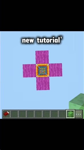 Minecraft New Colorful Tutorial | Stunning Visual Build #shorts