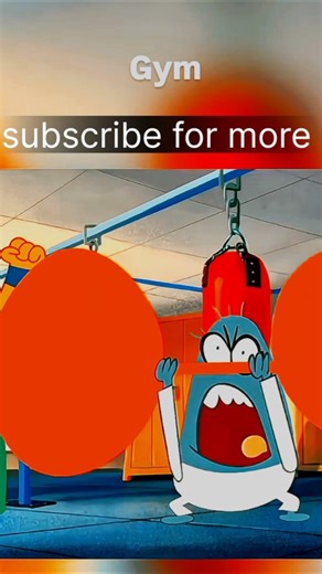 LAMPUT IN GYM #ytshorts #shorts #tranding #lamput #cartoon