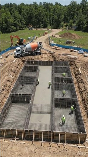 Modern Two-Story House Construction | Full Exterior Build Time-Lapse (Drone View)