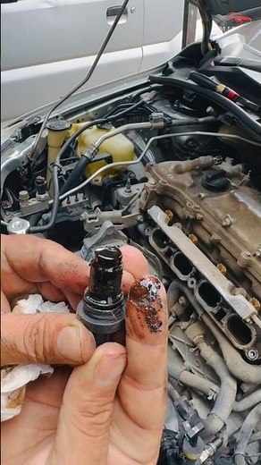 Camshaft bank 1 sensor-1 sensor-2 location and cleaning #car #reels#short # #mechanic