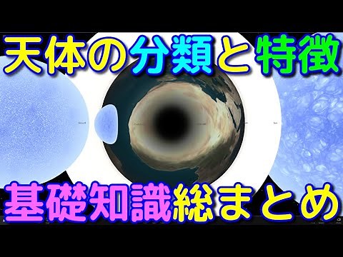 【宇宙入門】天体の基本的な分類についての基礎知識まとめ！