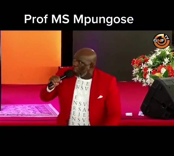 Prof MS Mpungose Preaching at Apostolic Faith Revival Center