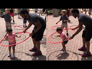 Dad Helps Convince His Daughter She Can Hula Hoop