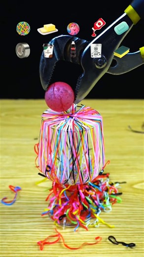 Different Items vs Molten Ball 🔥 #satisfyingasmr