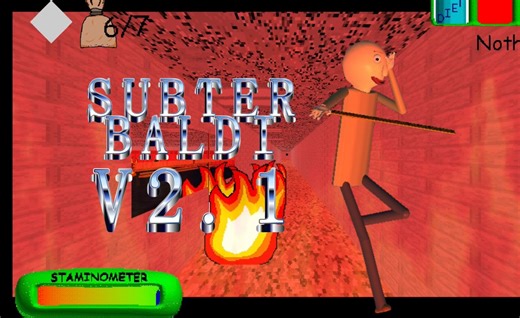 【Baldi Mod】SUBTERBALDI更新 V2.1 音乐爆改！特效更酷！故事模式全流程