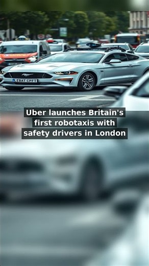 Uber launches Britain's first robotaxis with safety drivers in London
