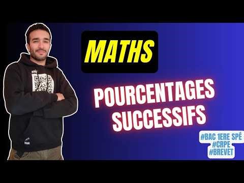 CALCULS DE POURCENTAGES SUCCESSIFS