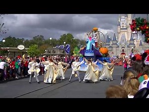 Disney Parks Christmas Parade Filming inside the Magic Kingdom