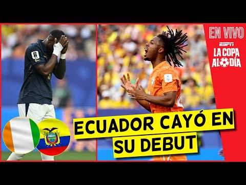 ECUADOR DEFEATED IN WORLD CUP DEBUT vs. IVORY COAST. CONMEBOL STILL HASN'T WON | La Copa Al Día