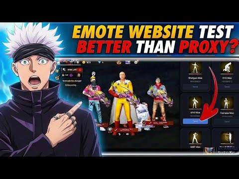 I Tried Free Fire Most Viral Emote Website 😮 B25 Cheats Emote Website is Better Than Proxy 🤔