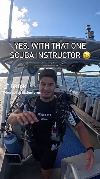 That one scuba instructor who’s 50% jokes, 50% safety, 100% legend 🤿 #borabora #tahiti #scubadiving #fun #diving