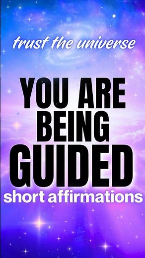 Short Affirmations for Trusting the Universe 🩵