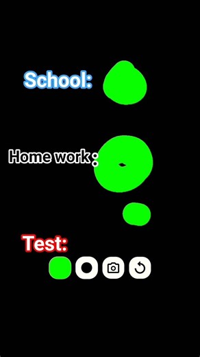 school home work vs test work 🤣