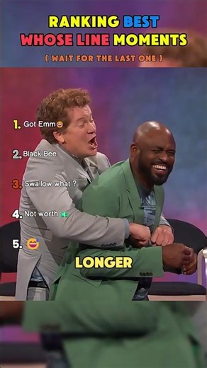 Ranking Best Whose Line Moments Part 3