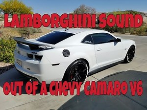 Insane Chevy Camaro V6 Exhaust!