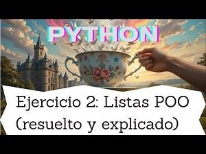 Ejercicio 2: Listas (resuelto y explicado) | POO en Python