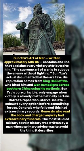 The Chinese General Who Never Lost a Battle — Because He Refused to Fight Any Battle He Might Lose