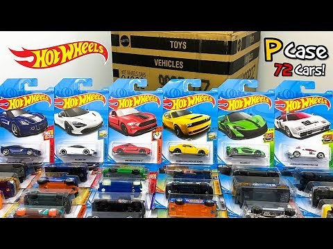 Unboxing Hot Wheels 2018 P Case 72 Car Assortment!