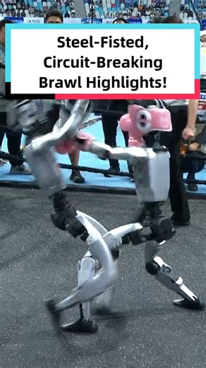 801K views · 1.1K reactions | Most brutal KO? When the humanoid robots throw bone-crunching punches at the #2025WorldHumanoidRobotGames, sparks fly!#BeijingTech #robot | Discover Beijing | Facebook