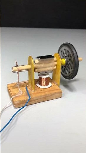 How to Make a Primitive Engine - DC Motor