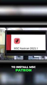 MSC Patran & Nastran 2025 — Free Install in Minutes 🔥 #shorts