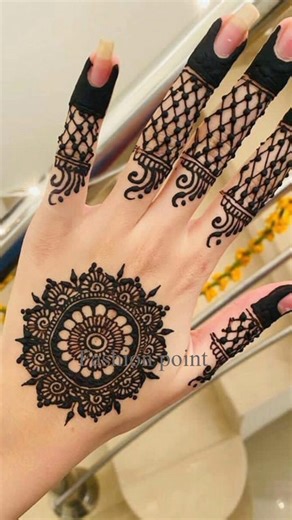 Aesthetic mehndi design for Eid ✨️Eid mehndi design 2026#eidspecial#hennatatto#mehndi#henna#trending