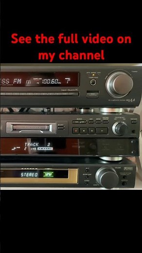 The Perfect Vintage Technics Stack! 😍 (SJ-MD150 + ST-GT650 + SH-AC300) #Technics #VintageAudio