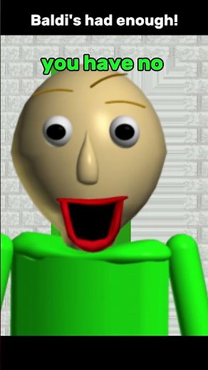 Baldi's Had Enough - Short story - [Baldi's basics mod menu] #shorts #funny #gaming #baldisbasics