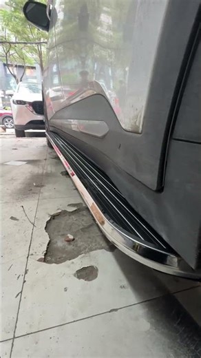 Kia Carens 2024 upgraded with Macan-style running boards – sturdy, direct fit, makes the car look...