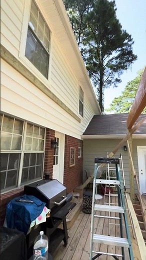 Building a Patio Roof System | LVL Beam Installed #PatioCover