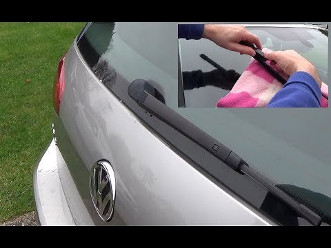 VW GOLF MK7 -Replacing Wiper Blades Front & Rear