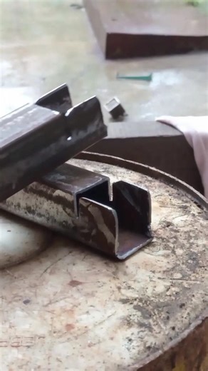 old way make 90 degree #welding #shorts #art