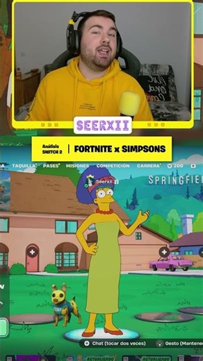 Fortnite wn Switch 2 vs PC #nintendoswitch #switch2 #switch #nintendoswitch2 #fortnite #simspons