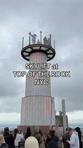 Experience the Thrilling Skylift at Top of the Rock NYC