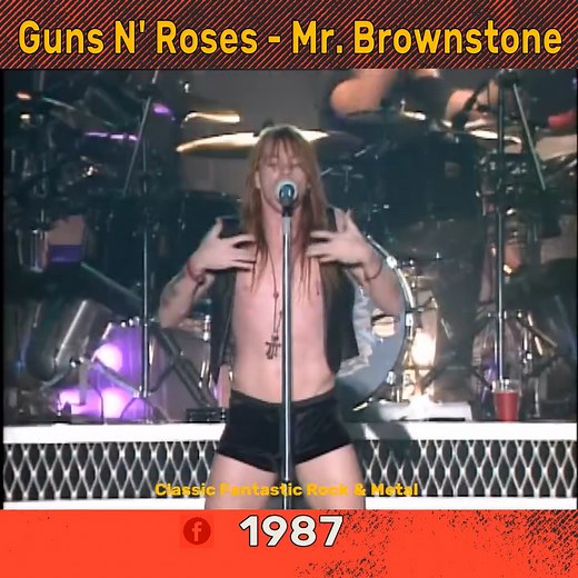 25K views · 574 reactions | GNR - Mr. Brownstone | Classic Fantastic Rock and Metal | Facebook