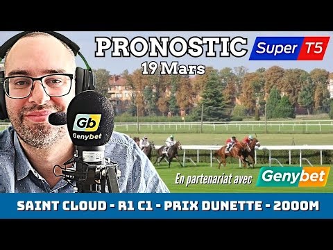 🔴 Quinté / Super Top 5 Prediction Thursday, March 19, 2026. Saint Cloud 🔴 Prix Dunette