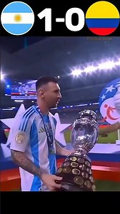 Colombia vs Argentina. Copa America final match 2024.