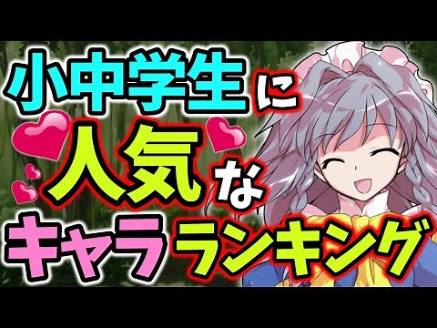 【東方】圧倒的1位は？ 小学生・中学生に人気なキャラTOP２０【ゆっくり解説】