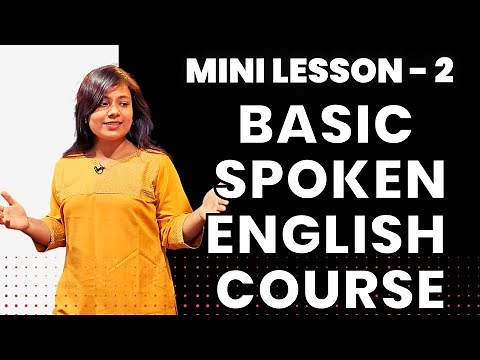 Basic English Speaking Course | Mini Lesson - 2 | Learn English From Start | English With Upasana